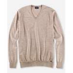 Herren-Pullover von Olymp, in der Farbe Beige, aus Schurwolle, andere Perspektive, Vorschaubild