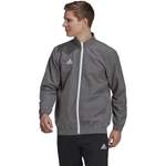 Trainingsjacke von Adidas, in der Farbe Grau, aus Recyceltes, andere Perspektive, Vorschaubild