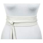 Ledergürtel von Vanzetti, in der Farbe Weiss, aus Leder, andere Perspektive, Vorschaubild