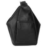 Rucksack von cluty, in der Farbe Schwarz, aus Leder, andere Perspektive, Vorschaubild
