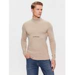 Rollkragenpullover von Calvin Klein Jeans, in der Farbe Beige, Vorschaubild