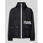 Herrenjacke von Karl Lagerfeld, in der Farbe Schwarz, aus Polyester, Vorschaubild