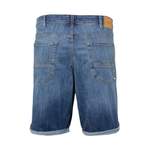 Jeans Shorts von Jack & Jones Plus, in der Farbe Blau, aus Polyester, andere Perspektive, Vorschaubild