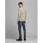 Rundhalspullover von jack & jones, in der Farbe Beige, aus Acryl, andere Perspektive, Vorschaubild