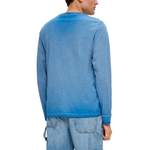 Langarm Shirt von Qs, in der Farbe Blau, aus Baumwolle, andere Perspektive, Vorschaubild