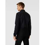 Business Hemde von Jake*s Slim Fit, in der Farbe Schwarz, aus Polyester, andere Perspektive, Vorschaubild