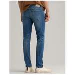 Slim Fit Jeans von Gant, in der Farbe Blau, aus Polyester, andere Perspektive, Vorschaubild
