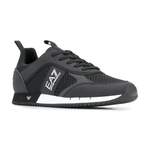 Sneakers von Emporio Armani EA7, in der Farbe Schwarz, aus Polyvinylchlorid, andere Perspektive, Vorschaubild