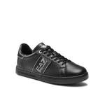 Sneakers von EA7 Emporio Armani, in der Farbe Schwarz, aus Polyester, andere Perspektive, Vorschaubild