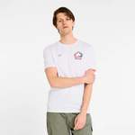 T-Shirt von New Balance, in der Farbe Weiss, aus Polyester, andere Perspektive, Vorschaubild