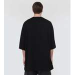 T-Shirt von Rick Owens, in der Farbe Schwarz, andere Perspektive, Vorschaubild