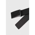 Ledergürtel von Emporio Armani, in der Farbe Schwarz, andere Perspektive, Vorschaubild