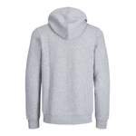 Sweatjacke von Jack & Jones Plus, in der Farbe Grau, andere Perspektive, Vorschaubild