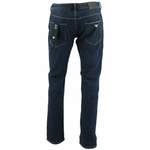 Slim Fit Jeans von Emporio Armani, in der Farbe Blau, aus Stoff, andere Perspektive, Vorschaubild