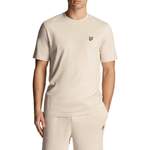 T-Shirt von Lyle & Scott, in der Farbe Beige, aus Baumwolle, andere Perspektive, Vorschaubild