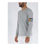 Langarm Shirt von Comme des Garçons, in der Farbe Grau, aus Baumwolle, andere Perspektive, Vorschaubild