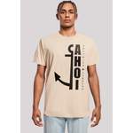 T-Shirt von F4NT4STIC, in der Farbe Beige, andere Perspektive, Vorschaubild