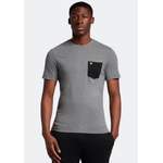 T-Shirt von Lyle & Scott, in der Farbe Grau, aus Baumwolle, andere Perspektive, Vorschaubild