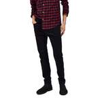 Slim Fit Jeans von Selected Homme, in der Farbe Schwarz, aus Baumwolle, Vorschaubild