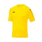 Fußballtrikot von Jako, in der Farbe Gelb, aus Polyester, andere Perspektive, Vorschaubild