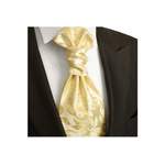Krawatte von Paul Malone, in der Farbe Gelb, aus Polyester, andere Perspektive, Vorschaubild