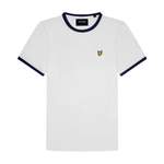 T-Shirt von Lyle & Scott, in der Farbe Weiss, aus Baumwolle, Vorschaubild