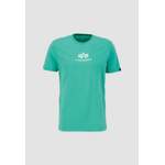 T-Shirt von alpha industries, in der Farbe Grün, aus Baumwolle, andere Perspektive, Vorschaubild