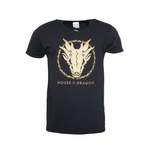 T-Shirt von House Of The Dragon, in der Farbe Schwarz, aus Baumwolle, andere Perspektive, Vorschaubild