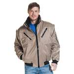 Herrenjacke von securesse, in der Farbe Beige, andere Perspektive, Vorschaubild