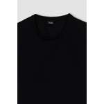 T-Shirt von DeFacto, in der Farbe Schwarz, aus Polyester, andere Perspektive, Vorschaubild