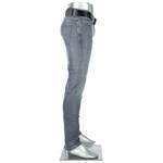 Slim Fit Jeans von Alberto, in der Farbe Grau, aus Baumwolle, andere Perspektive, Vorschaubild