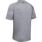 T-Shirt von Under Armour, in der Farbe Grau, aus Polyester, andere Perspektive, Vorschaubild