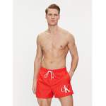 Badeshorts von Calvin Klein Swimwear, in der Farbe Rot, aus Polyester, andere Perspektive, Vorschaubild