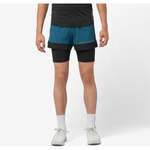 Sportshorts von Salomon, in der Farbe Blau, aus Polyester, andere Perspektive, Vorschaubild