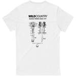 T-Shirt von Wild Country, in der Farbe Weiss, andere Perspektive, Vorschaubild