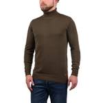 Rollkragenpullover von Blend, in der Farbe Braun, andere Perspektive, Vorschaubild