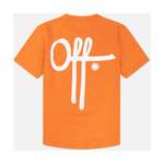 T-Shirt von Off The Pitch, in der Farbe Orange, aus Baumwolle, andere Perspektive, Vorschaubild