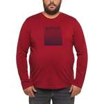Langarm Shirt von mustang, in der Farbe Rot, aus Baumwolle, andere Perspektive, Vorschaubild