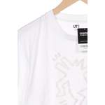 T-Shirt von uniqlo, in der Farbe Weiss, aus Baumwolle, andere Perspektive, Vorschaubild