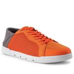 Sneaker von SWIMS, in der Farbe Orange, aus Velours, andere Perspektive, Vorschaubild
