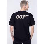 T-Shirt von James Bond, in der Farbe Schwarz, aus Baumwolle, andere Perspektive, Vorschaubild
