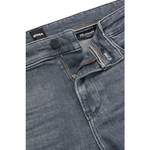 Slim Fit Jeans von Hugo Boss, in der Farbe Grau, aus Baumwolle, andere Perspektive, Vorschaubild