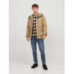 Outdoorjacke von jack & jones, in der Farbe Beige, aus Recyceltes, andere Perspektive, Vorschaubild