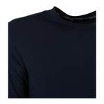 Langarm Shirt von Emporio Armani, in der Farbe Blau, aus Stoff, andere Perspektive, Vorschaubild