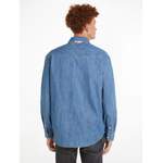 Herrenhemd von Tommy Jeans, in der Farbe Blau, aus Baumwolle, andere Perspektive, Vorschaubild