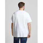 T-Shirt von Polo Ralph Lauren Big & Tall, in der Farbe Weiss, aus Baumwolle, andere Perspektive, Vorschaubild