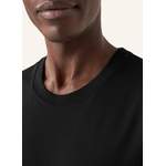 T-Shirt von Eton, in der Farbe Schwarz, aus Baumwolle, andere Perspektive, Vorschaubild