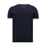 T-Shirt von Local Fanatic, in der Farbe Blau, aus Baumwolle, andere Perspektive, Vorschaubild