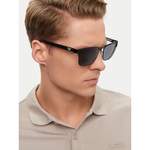 Herren-Sonnenbrille von Emporio Armani, in der Farbe Grau, aus Metall, andere Perspektive, Vorschaubild