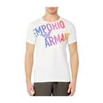 T-Shirt von Emporio Armani, in der Farbe Weiss, aus Stoff, andere Perspektive, Vorschaubild